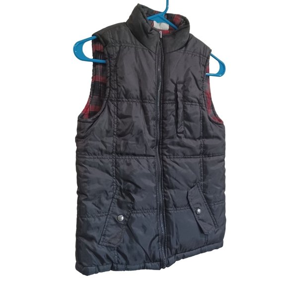 Sovereign Code Boy's Black Vest Sleeveless Zip Closure Size 10-12 Waterproof - Picture 2 of 8